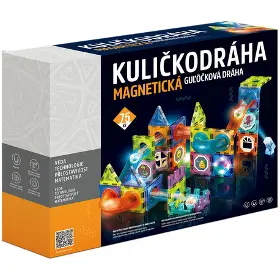 Kuličková dráha - Epee Kuličkodráha magnetická se světlem 75 ks - 1