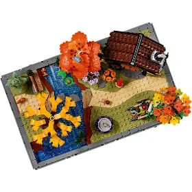 Stavebnice - LEGO ® 11372 Chata a podzimní zahrada - 4