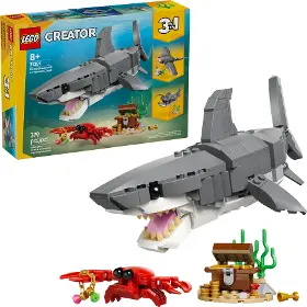 Stavebnice - LEGO ® 31381 Divoký žralok a truhla s pokladem - 1