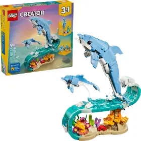 Stavebnice - LEGO ® 31385 Mořští živočichové: Krásní delfíni - 1