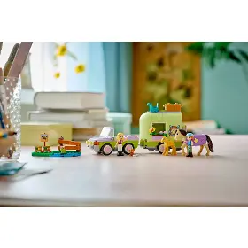 Stavebnice - LEGO ® 42695 Přívěs s koněm a hříbětem - 10