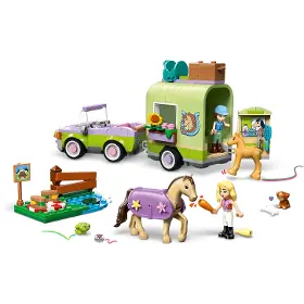Stavebnice - LEGO ® 42695 Přívěs s koněm a hříbětem - 4