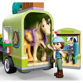 Stavebnice - LEGO ® 42695 Přívěs s koněm a hříbětem - 5