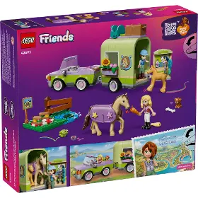 Stavebnice - LEGO ® 42695 Přívěs s koněm a hříbětem - 11