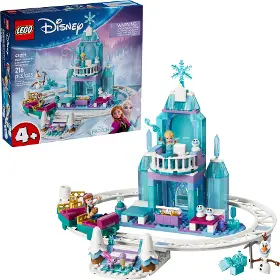 Stavebnice - LEGO ® 43281 Elsin ledový palác a jízda na sněhu - 1