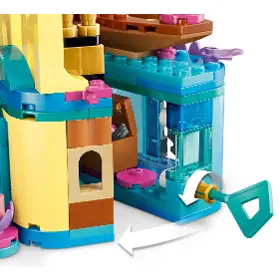 Stavebnice - LEGO ® 43285 Ariel a jej kúzelný miniatúrny palác - 7