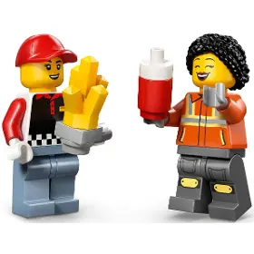 Stavebnice - LEGO ® 60488 Pojízdné občerstvení s hranolky - 3