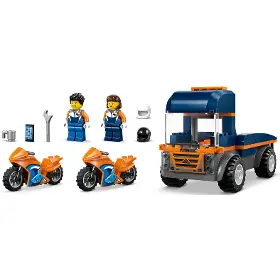Stavebnice - LEGO ® 60491 Kamion na přepravu motorek - 4