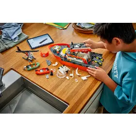 Stavebnice - LEGO ® 60504 Záchranný člun pobřežní hlídky a vrtulník - 7