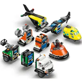 Stavebnice - LEGO ® 60505 Remix: Letadlo, servisní vůz a vznášedlo - 4