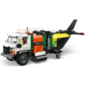 Stavebnice - LEGO ® 60505 Remix: Letadlo, servisní vůz a vznášedlo - 5