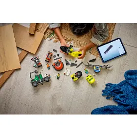 Stavebnice - LEGO ® 60505 Remix: Letadlo, servisní vůz a vznášedlo - 8
