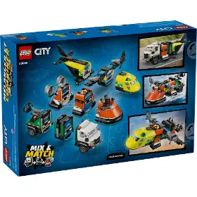 Stavebnice - LEGO ® 60505 Remix: Letadlo, servisní vůz a vznášedlo - 12