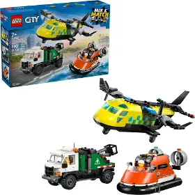 Stavebnice - LEGO ® 60505 Remix: Letadlo, servisní vůz a vznášedlo - 1