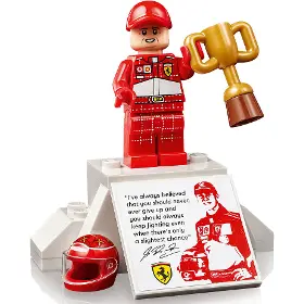 Stavebnice - LEGO ® 11375 Ferrari F2004 a Michael Schumacher - 6