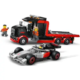 Stavebnice - LEGO ® 60493 Výstavní náklaďák F1 se závodním autem Audi F1 - 3