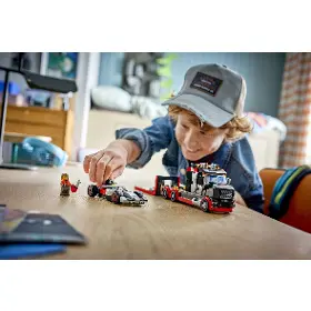 Stavebnice - LEGO ® 60493 Výstavní náklaďák F1 se závodním autem Audi F1 - 9