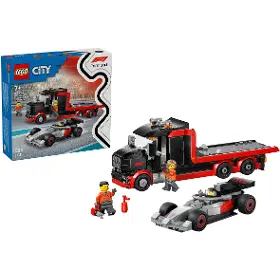 Stavebnice - LEGO ® 60493 Výstavní náklaďák F1 se závodním autem Audi F1 - 1