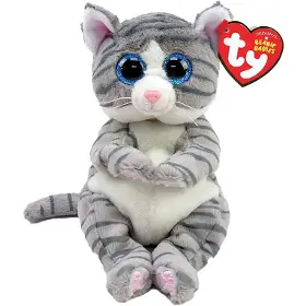 Plyšová hračka - ty MITZI šedá mačka, 15 cm - 1