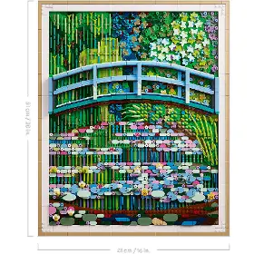Stavebnice - LEGO ® 31220 Claude Monet – Most nad jazierkom s leknami - 6