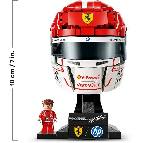 Stavebnice - LEGO ® 43014 Helma Charles Leclerc ze Scuderia Ferrari HP - 6