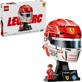 Stavebnice - LEGO ® 43014 Helma Charles Leclerc ze Scuderia Ferrari HP - 1