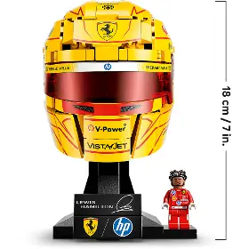 Stavebnice - LEGO ® 43022 Helma Lewis Hamilton ze Scuderia Ferrari HP - 6