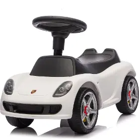Detské odrážadlo - Buddy Toys Odrážadlo Porsche biele - 5