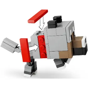Stavebnice - LEGO ® 21592 Kuřecí žokej a útok v poušti - 7