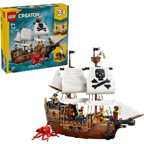 Stavebnice - LEGO ® 31387 Kultovní pirátská loď - 1