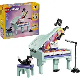 LEGO ® 31392 Hudobná dekorácia: Klavír s mačkou