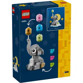 Stavebnice - LEGO ® 40814 Slonie mláďa na oblohe - 8