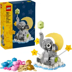 Stavebnice - LEGO ® 40814 Slonie mláďa na oblohe - 1