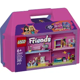Stavebnice - LEGO ® 42697 Kreativní kufřík a domek pro panenky - 14