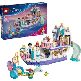 Stavebnice - LEGO ® 43299 Arielina kráľovská svadobná loď - 1