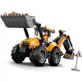 Stavebnice - LEGO ® 60480 Žlutý nakladač s rypadlem - 3