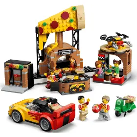 Stavebnice - LEGO ® 60496 Rozvoz pizzy a vozidla - 3