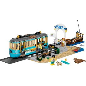 Stavebnice - LEGO ® 60506 Historická plážová tramvaj - 2