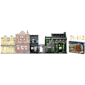 Stavebnice - LEGO ® 76471 Čarodejnícke obchody v Zašitej uličke - 9