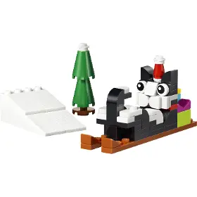 Stavebnice - LEGO ® 30718 Snežné dobrodružstvo s Mačkou Vločkou - 2