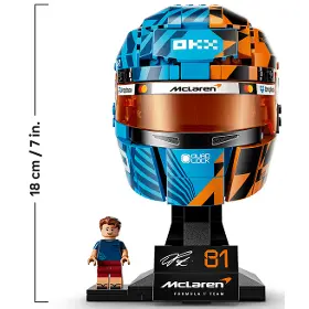 Stavebnice - LEGO ® 43017 Helma Oscar Piastri z týmu McLaren Mastercard F1 - 4