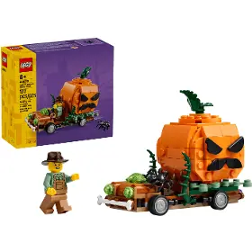 Stavebnice - LEGO ® 40822 Pick-up s halloweenskými dýněmi - 1