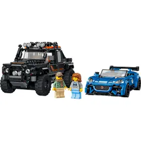 Stavebnice - LEGO ® 77264 Jaguar Project 7 a Land Rover Defender - 2