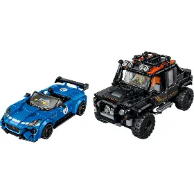 Stavebnice - LEGO ® 77264 Jaguar Project 7 a Land Rover Defender - 4