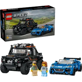 Stavebnice - LEGO ® 77264 Jaguar Project 7 a Land Rover Defender - 1