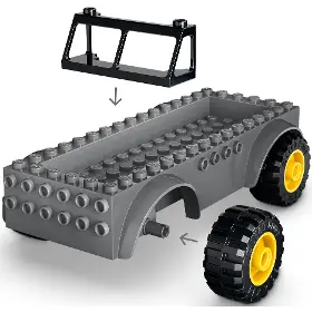 Stavebnice - LEGO ® 77978 Náklaďák na přepravu malého T-rexe - 8
