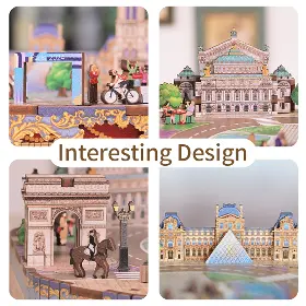 3D Puzzle - Tonecheer TQ036 Romantic Paris - 5