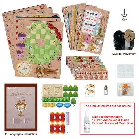 3D Puzzle - Tonecheer TQ073 Alice´s Tea Party - 4