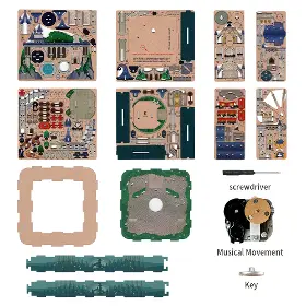 3D Puzzle - Tonecheer TQ064 Magical Castle - 2