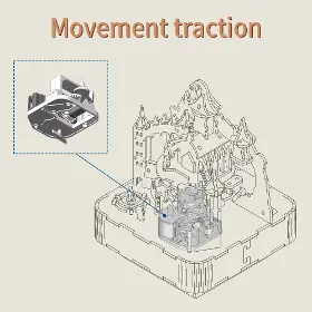 3D Puzzle - Tonecheer TQ064 Magical Castle - 4